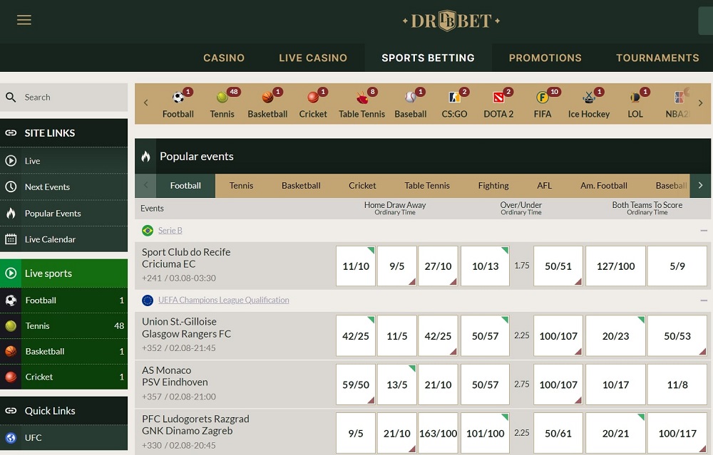Dr.Bet casino sports betting